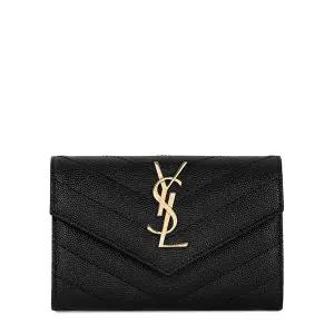 25FW 블랙 카산드라 마테라쎄 엔벨롭 카드지갑 414404 BOW01 1000