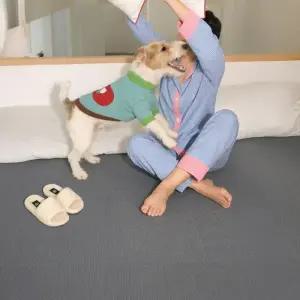 세븐펫 강아지 거실 미끄럼방지 도톰매트 v2 45x45cm