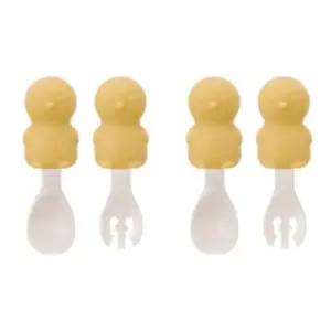 베이비 유아 스푼 포크 케이스 세트 펭귄 X2