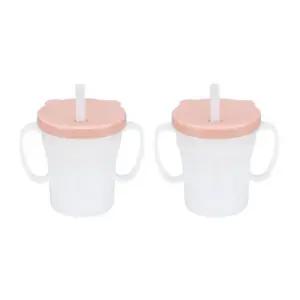 에.디.슨 흘림방지 유아 빨대컵 이유식 준비물 200ml X2