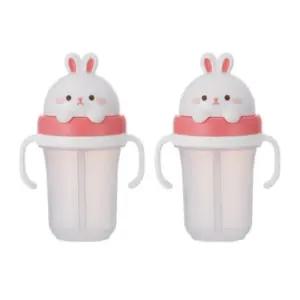 에.디.슨 유아컵 캐릭터 빨대컵 어린이집 준비물 토끼