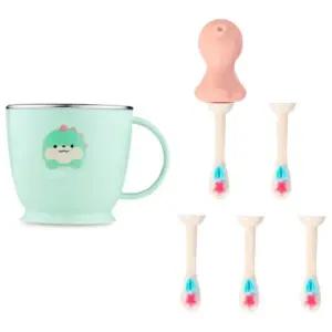 에.디.슨 유아컵 스텐 칫솔 리필 세트 어린이집 준비물