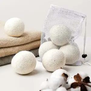 건조기 양모볼 빨래 드라이 정전기 섬유유연제 볼 6p