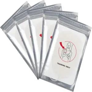 XFT AED 트레이너 패드 미니 패드( 패드)용 5쌍 연습 XFT-D0009 XFT-120N XFT-120NB 교체용 CPR 훈련 사용