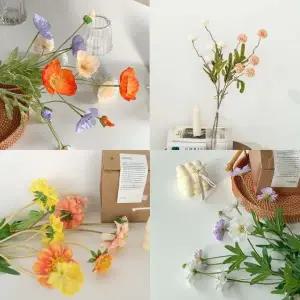 생화같은 인조꽃 인테리어 소품 실내 장식 미니 조화B
