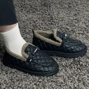 여성 단화 안감 기모 겨울 데일리 퇴근용