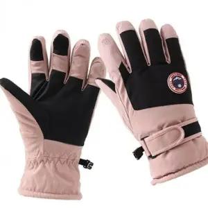 여성 스키장갑 겨울 핑크 터치 감촉 논슬립