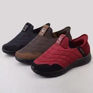 남성 여성 방한화 패딩 슬립온 겨울 쿠션화