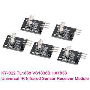 10Pcs1pcs 3pin KY-022 TL1838 VS1838B HX1838 Arduino Diy 스타터 키트 용 범용 IR 적외선 센서 수신기 모