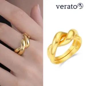 베라토 24K순금 웨이브 더블 반지 11.25g