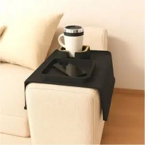 쇼파 컵홀더 팔걸이 트레이 컵받침 소파 수납 다용도