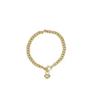 라프리마  하트 실버 팔찌 HM29GD070 골드