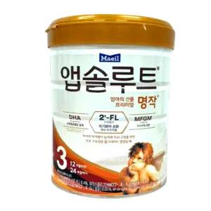 매일유업 앱솔루트 명작 2FL 3단계 800g 1개