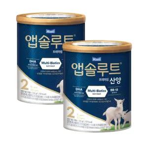 매일유업 앱솔루트 프리미엄 산양 2단계 750g 2개