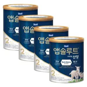 매일유업 앱솔루트 프리미엄 산양 2단계 750g 4개
