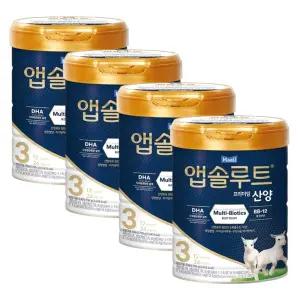 매일유업 앱솔루트 프리미엄 산양 3단계 750g 4개