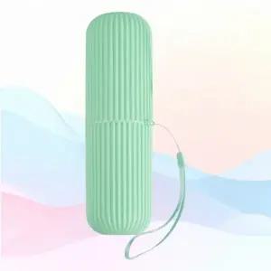 (색상 랜덤발송)휴대용 치약 칫솔 케이스 여행용 사무실 롱타입_24598137