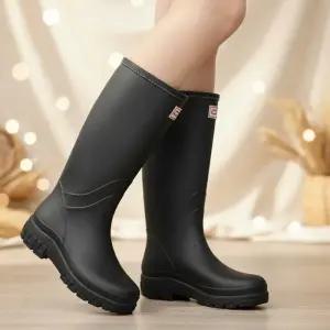 여성 미들 레인부츠 데일리용 편안한 장마장화
