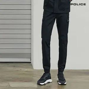 [택가 79,000원] 폴리스 남성 우븐 블랙 팬츠 P3PT304MBLK
