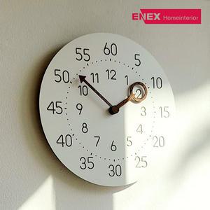 [에넥스]차일드 교육용 돋보기 무소음 벽시계