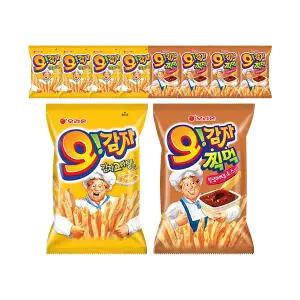 오리온 오감자 그라탕 50g, 5개 + 오감자딥 양념바베큐 75g, 5개