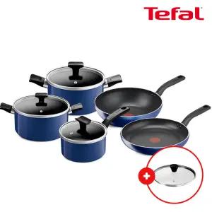 테팔 인덕션 세이버리 5종(팬28+웍28+편수16+양수20+24)(+레온유리뚜껑 28cm)