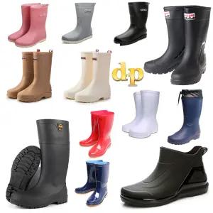 장화 남성 여성 방수 고무 방한화 주방 위생화 신발 남성 여성 작업화 모내기 낚시 반장 카프