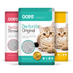 OOPS 웁스 벤토나이트 모래 오리지날 바나나 딸기 4L