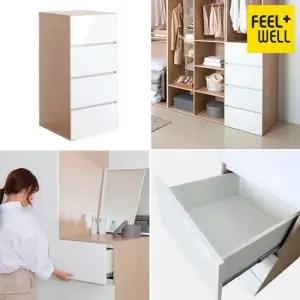 WR8890 앨빈 깊은4단 서랍장 500