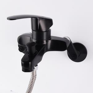 블랙 수전 욕조 샤워기 겸용 B-4002 수도꼭지 욕실