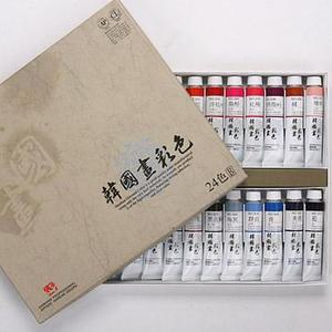 [열린화방]신한 한국화채색 24색 20ml B세트/한국화물감/동양화물감/미술용품