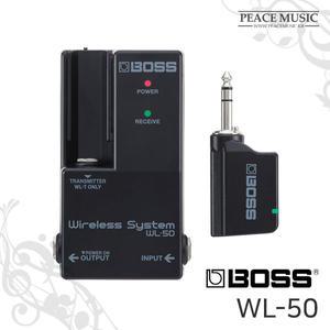 BOSS 보스 WL-50 WL50 Wireless 와이어레스 무선 케이블 기타 무선 시스템 페달형 리시버