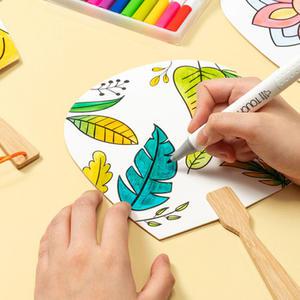 [문구티쳐] 민화샵 평부채 (입문형)  종이부채만들기 입문형