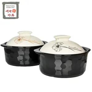 예작마루 내열뚝배기 무균열 내열냄비 무흡수 계란찜 전골