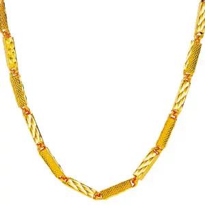 순금 다이아몬드 컷팅 목걸이 75g 24k 99.9 / 7356n