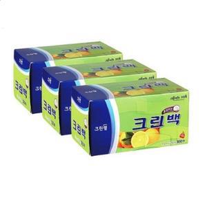 크린랩 크린백 일회용 비닐 위생백 17 x 25 x 300매 소형 x 3개