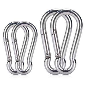 스텐 카라 비너 M4-M13 스테인레스304 안전고리 등산 캠핑 체인 와이어로프 연결고리