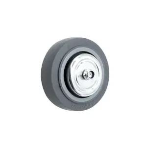 경량 TPE 회색 무소음 바퀴 캐스터 10cm(4인치) 휠