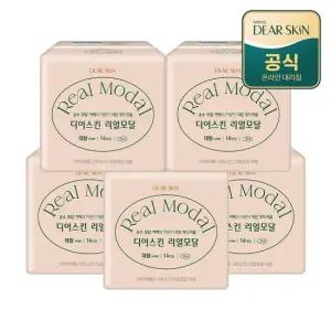 디어스킨  리얼모달 대형 14P x 5팩
