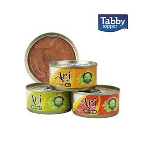 [고래별]아리캔 참치 헤어볼 80g 1box 24개 / 길고양이 간식캔