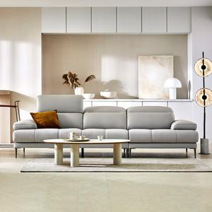 [자코모] 카밍 4인 기능성 천연면피 소가죽 소파