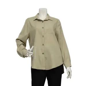 [최복호](대구신세계)프린팅 트임 언발 셔츠(A2311003)