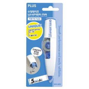 PLUS 수정테이프 5x6 WH605 디스펜서