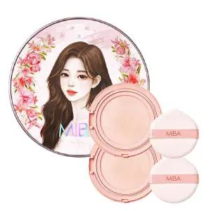 미바 왕쿠션 시즌3/이온칼슘 파운데이션 더블쿠션 글로우 25g/ 본품 1p+리필 2p