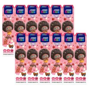 2080키즈 3스텝 베리믹스 치약 브레드이발소, 80g, 12개