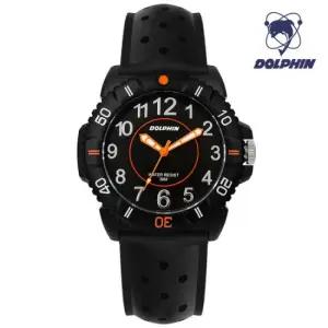 글륵 돌핀 군용 시계 수험생 등산 스포츠 우레탄 밴드
