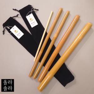 올라솔라 뱀부테라피 스틱 대나무 우드 마사지 봉