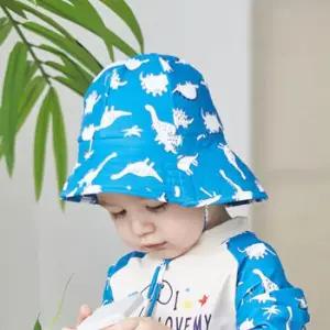 아바드 유아동 키즈 물놀이 썬블럭햇 레인보우디노