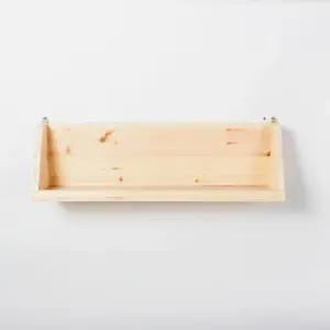 디자인엔씨 원목기본형벽선반 WF36 디자인엔씨