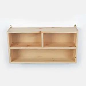 디자인엔씨 원목3칸2단직사각A선반 WF441 디자인엔씨